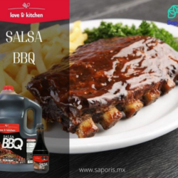 SALSA BBQ Love & kitchen| CAJA 4 BOTELLAS DE 4KG